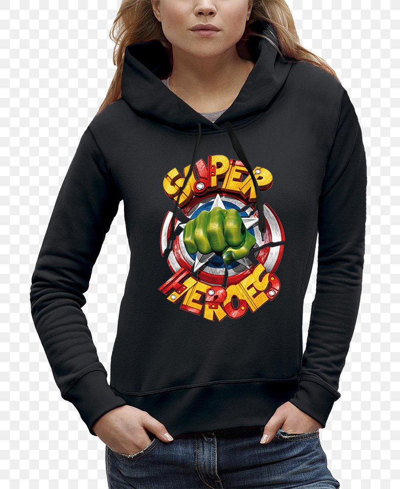 Hoodie Bluza T-shirt Sweater, PNG, 721x1000px, Watercolor, Cartoon, Flower, Frame, Heart Download Free