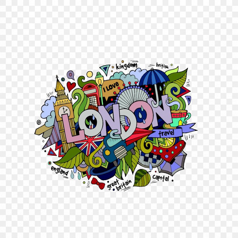 London Drawing Doodle Clip Art, PNG, 2362x2362px, London, Abstract Art, Art, Brand, Doodle Download Free