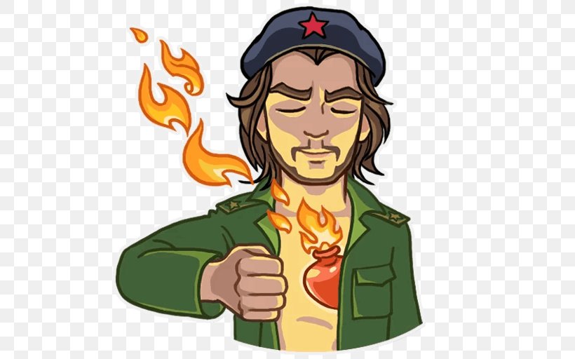 Animated Emoji, PNG, 512x512px, Che Guevara, Advertising, Animation, Cap, Cartoon Download Free