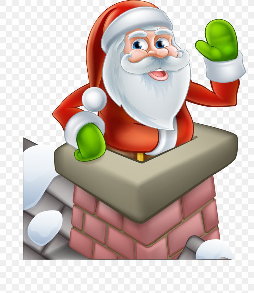 Santa Claus Cartoon Chimney Illustration, PNG, 1257x1454px, Santa Claus, Cartoon, Chimney, Christmas, Christmas Ornament Download Free