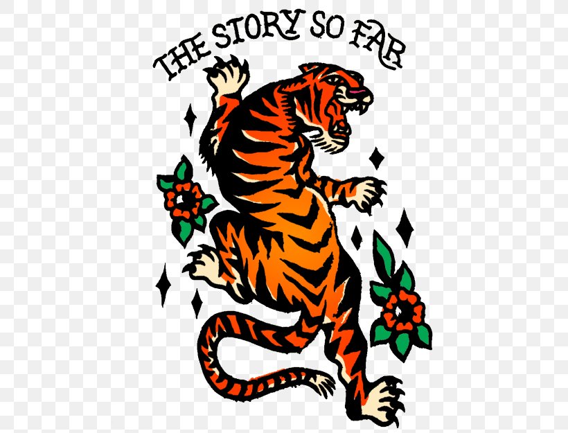 Tiger The Story So Far Tattoo Pop Punk Navy Blue, PNG, 500x625px, Tiger, Artwork, Big Cats, Carnivoran, Cat Like Mammal Download Free