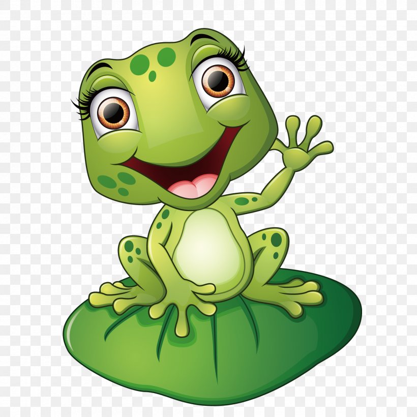 Frog Cartoon Illustration, PNG, 1800x1800px, Frog, Amphibian, Art, Cartoon, Depositphotos Download Free