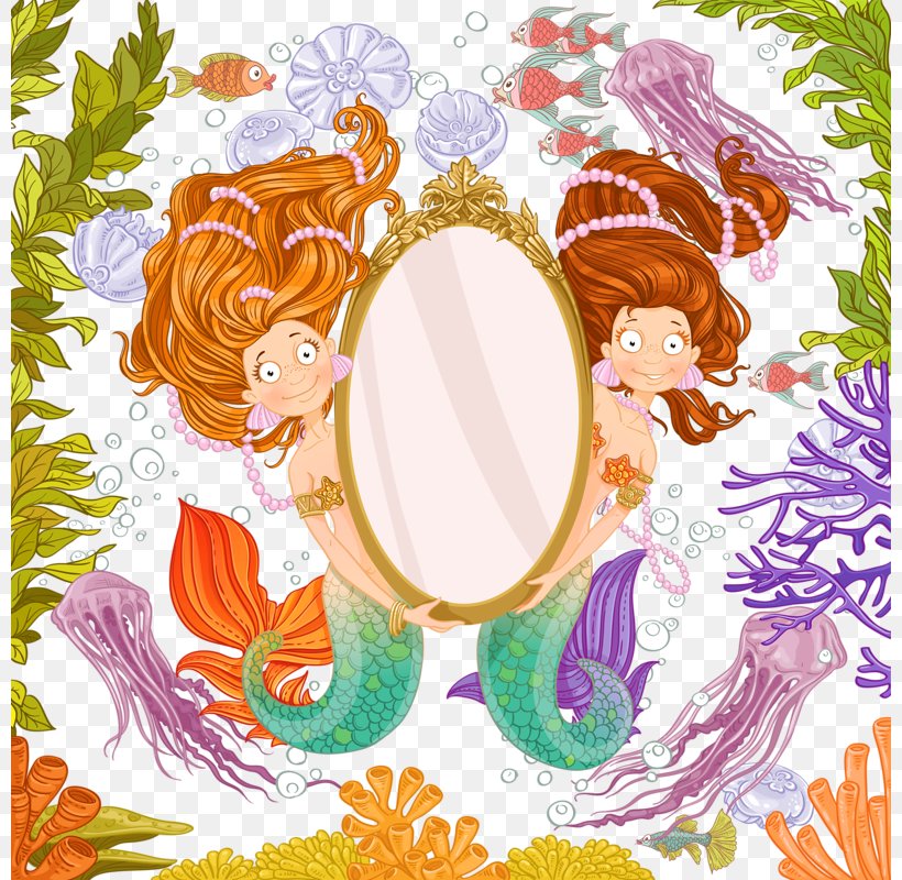 Mermaid Cartoon Photography Illustration, PNG, 800x800px, Mermaid, Angel, Art, Cartoon, Fictional Character Download Free