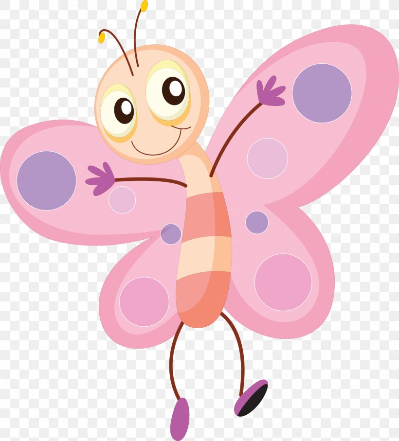 Butterfly Cartoon Royalty-free Clip Art, PNG, 1993x2206px, Butterfly, Art, Arthropod, Brush Footed Butterfly, Cartoon Download Free