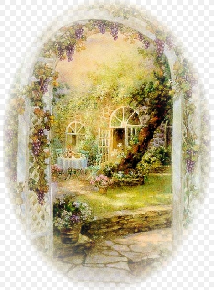 Decoupage Watercolor Painting Oil Painting Art, PNG, 800x1111px, Watercolor, Cartoon, Flower, Frame, Heart Download Free