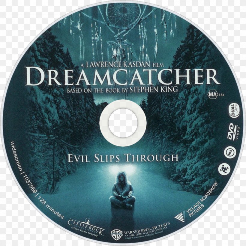 Dreamcatcher DVD Film Warner Home Video, PNG, 1000x1000px, Dreamcatcher, Book, Compact Disc, Dvd, Dvdvideo Download Free