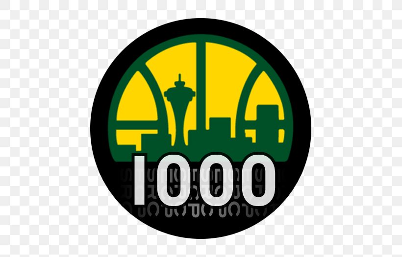 Seattle SuperSonics Relocation To Oklahoma City NBA SoDo Oklahoma City Thunder, PNG, 525x525px, Seattle Supersonics, Area, Brand, Green, Hardwood Classics Download Free
