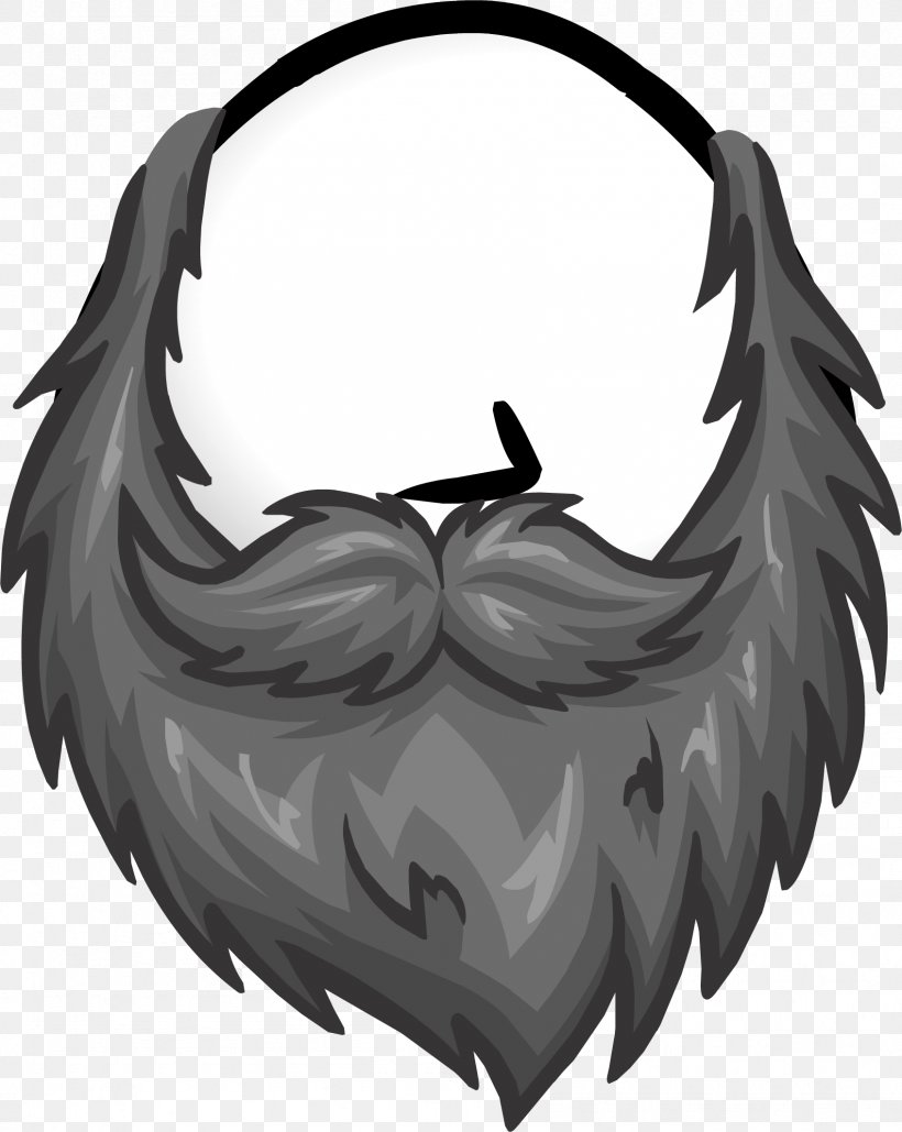 Club Penguin Beard Wiki Clip Art, PNG, 1693x2125px, Club Penguin, Beak, Beard, Black And White, Feather Download Free