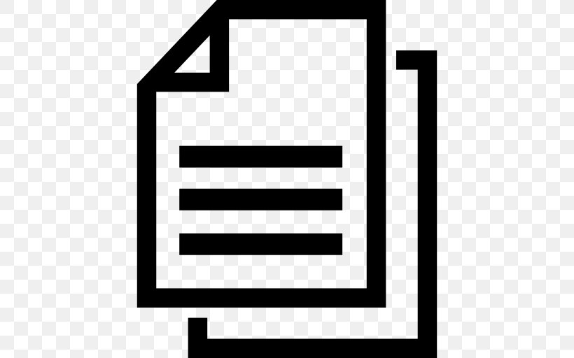 Paper Symbol Document, PNG, 512x512px, Paper, Area, Black, Black And White, Brand Download Free