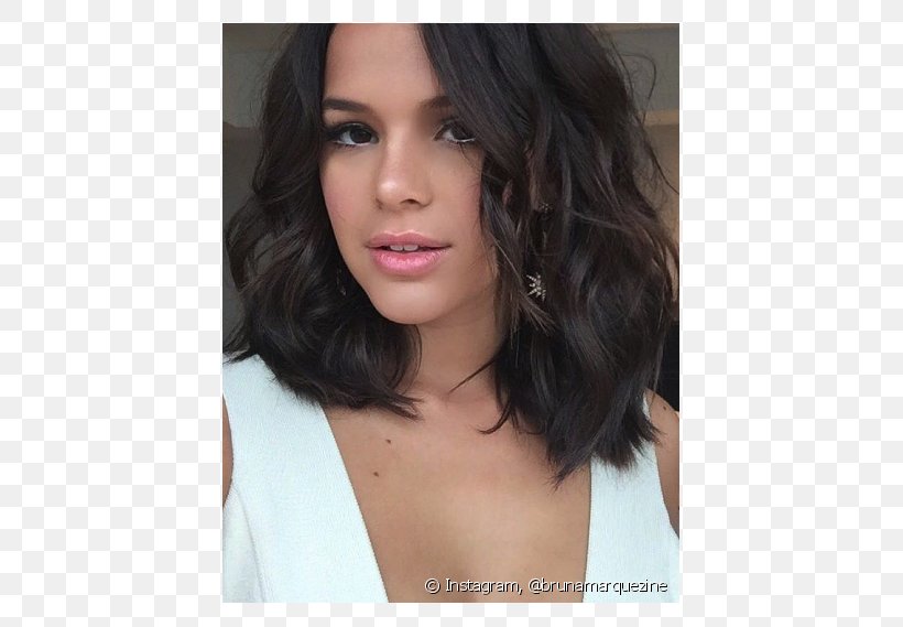 Bruna Marquezine Hairstyle Fashion Wig, PNG, 790x569px, Watercolor, Cartoon, Flower, Frame, Heart Download Free