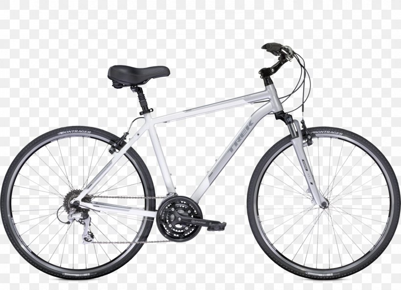 Trek Bicycle Corporation Hybrid Bicycle Bicycle Shop Cycling, PNG, 1490x1080px, Bicycle, Bicycle Accessory, Bicycle Derailleurs, Bicycle Drivetrain Part, Bicycle Fork Download Free