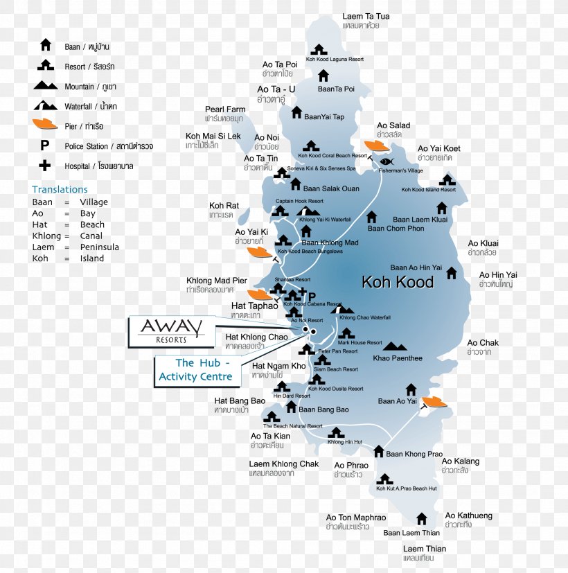Away Koh Kood Resort อเวย์เกาะกูดรีสอร์ต Hotel Accommodation Map, PNG, 2157x2176px, Hotel, Accommodation, Boat, Diagram, Eastern Thailand Download Free