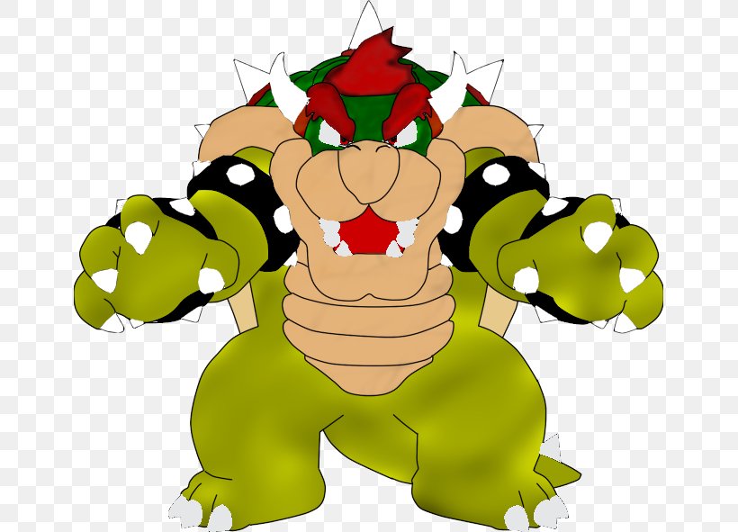 Bowser New Super Mario Bros. Wii, PNG, 655x591px, Bowser, Art, Carnivoran, Cartoon, Character Download Free