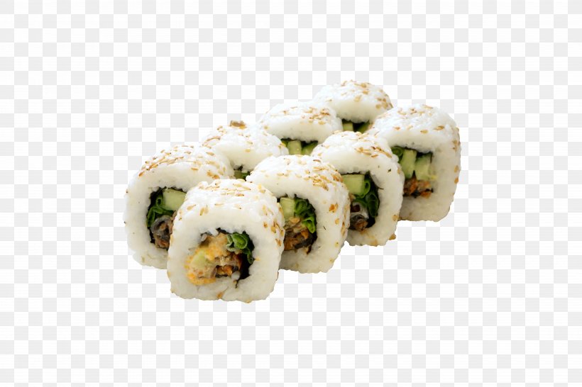 California Roll Makizushi Sushi Hors D'oeuvre Restaurant, PNG, 5760x3840px, California Roll, Appetizer, Asian Food, Comfort, Comfort Food Download Free