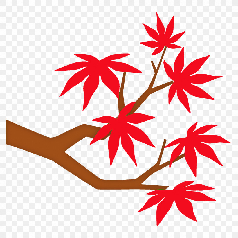 Maple Branch Maple Leaves Autumn Tree, PNG, 1200x1200px, Maple Branch, Autumn, Autumn Tree, Fall, Flower Download Free