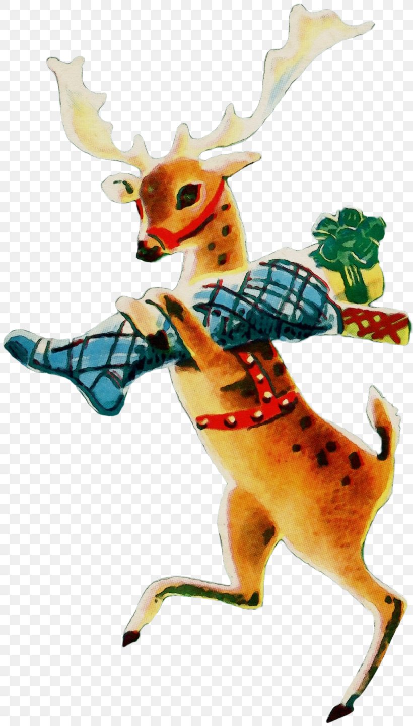 Reindeer, PNG, 1025x1800px, Watercolor, Animal Figure, Deer, Fawn, Paint Download Free