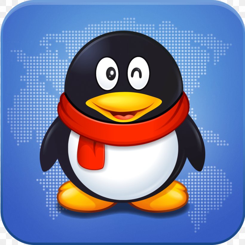 Tencent QQ Vector IPhone, PNG, 1024x1024px, Tencent Qq, Android, App Store, Beak, Bird Download Free