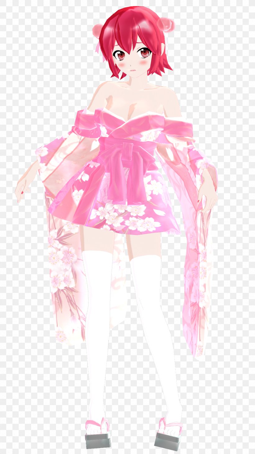 Vocaloid MikuMikuDance Kimono Clothing IA, PNG, 1080x1920px, Watercolor, Cartoon, Flower, Frame, Heart Download Free