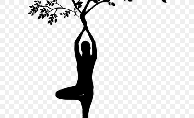 Tree Branch Silhouette, PNG, 596x498px, Woman, Balance, Blackandwhite, Branch, Drawing Download Free