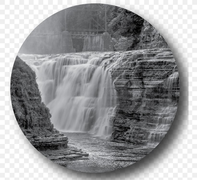 Upper Falls Letchworth State Park Genesee River Waterfall Stock Photography, PNG, 750x750px, Upper Falls, Black And White, Genesee River, Jesus, Letchworth State Park Download Free