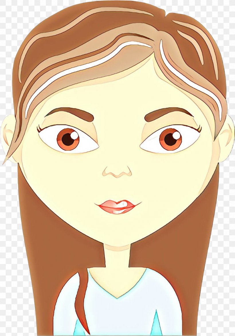Woman Face, PNG, 1238x1769px, Cartoon, Avatar, Brown Hair, Cheek, Chin Download Free