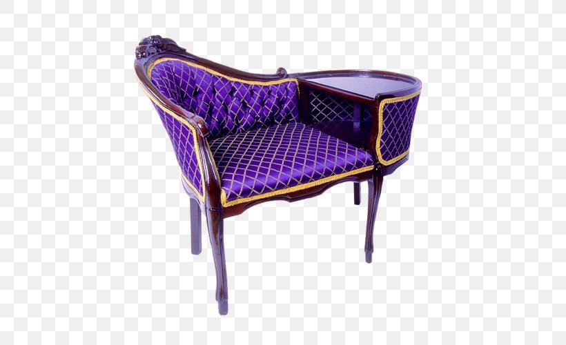 Furniture Chair Chaise Longue Purple Bed, PNG, 500x500px, Furniture, Antique, Bed, Chair, Chaise Longue Download Free