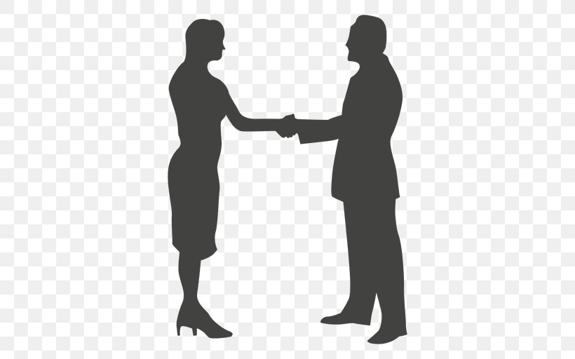 Handshake Silhouette Man Holding Hands Businessperson, PNG, 512x512px, Handshake, Business, Businessperson, Conversation, Finger Download Free
