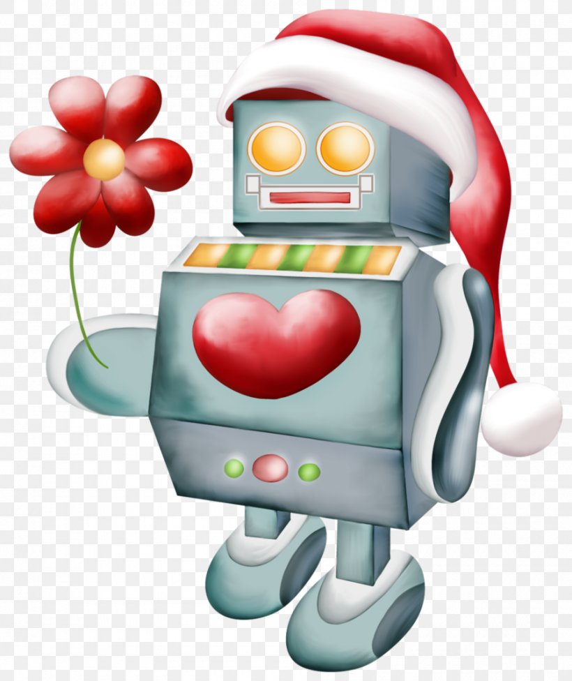 Robot Image Festival Christmas Day, PNG, 900x1072px, Watercolor, Cartoon, Flower, Frame, Heart Download Free