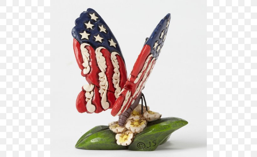 Butterfly Figurine Patriotism, PNG, 600x500px, Butterfly, Figurine, Insect, Moths And Butterflies, Patriotism Download Free