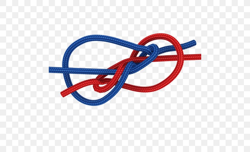 Flemish Bend Figure-eight Knot Zeppelin Bend Carrick Bend, PNG, 500x500px, Flemish Bend, Abseiling, Carrick Bend, Clothing Accessories, Electric Blue Download Free