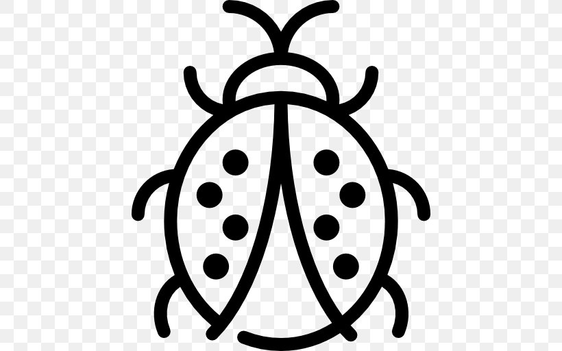 Ladybird Beetle Clip Art, PNG, 512x512px, Ladybird Beetle, Animal, Artwork, Beetle, Black And White Download Free