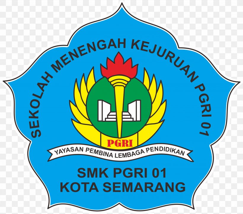SMK PGRI 01 Sekolah Menengah Kejuruan PGRI 01 Semarang Logo Sekolah Menengah Pertama PGRI 01 Semarang Clip Art, PNG, 5000x4418px, Smk Pgri 01, Area, Artwork, Brand, Logo Download Free