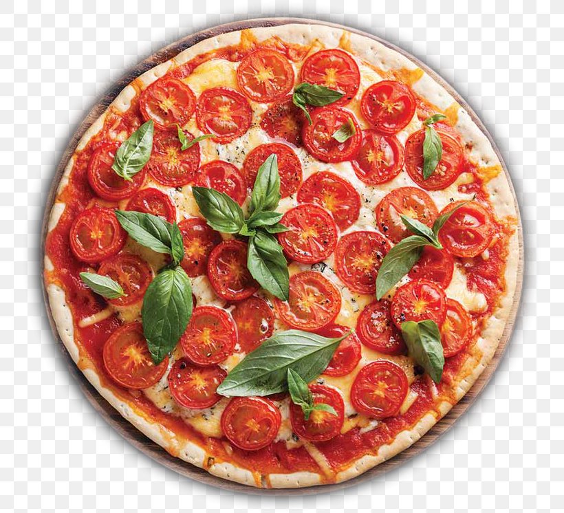California-style Pizza Sicilian Pizza Italian Cuisine Take-out, PNG, 757x746px, Californiastyle Pizza, California Style Pizza, Cuisine, Dish, European Food Download Free