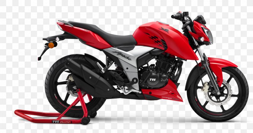 TVS Apache 160 TVS Motor Company Motorcycle Fuel Injection, PNG, 1035x546px, Tvs Apache, Automotive Exhaust, Automotive Exterior, Automotive Lighting, Bajaj Pulsar Download Free