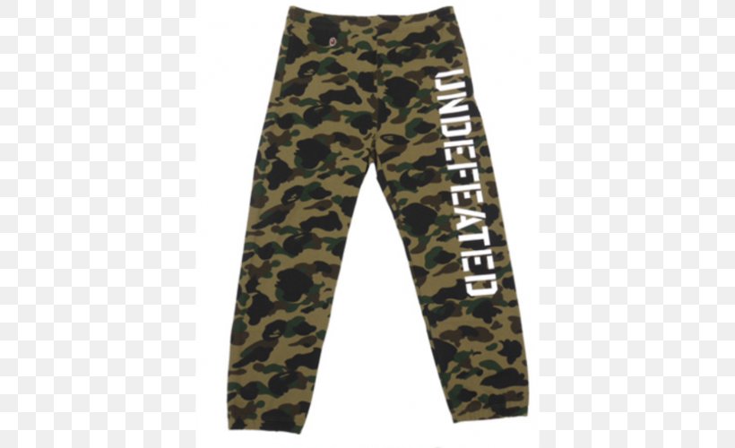 A Bathing Ape Pants Leggings Khaki Jeans, PNG, 500x500px, Bathing Ape, Brand, Camouflage, Copvsdrop, Embroidered Patch Download Free