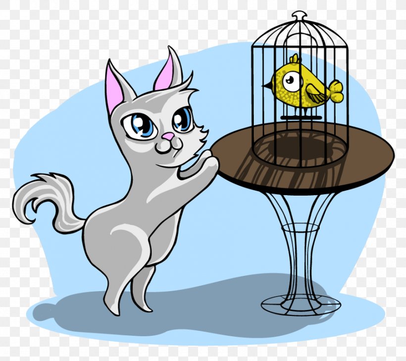 Cat Birdcage Clip Art, PNG, 900x801px, Cat, Bird, Birdcage, Cage, Carnivoran Download Free