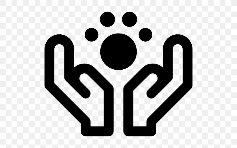 Charity Icon, PNG, 512x512px, Plain Text, Area, Black And White, Human Behavior, Logo Download Free