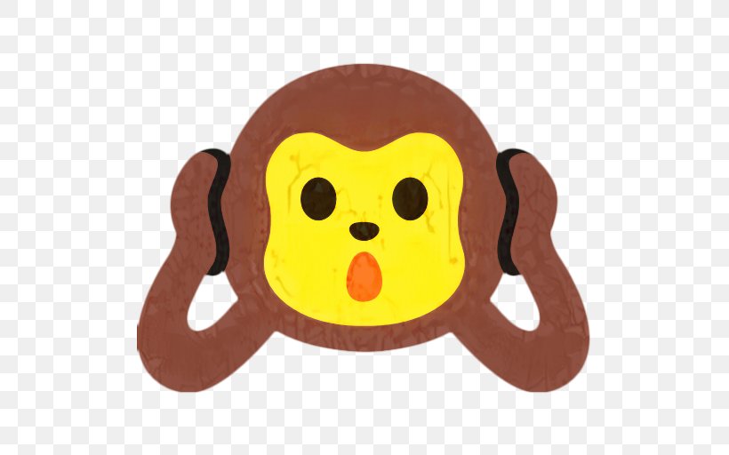 No Emoji, PNG, 512x512px, Evil Monkey, Animation, Brown, Cartoon, Emoji Download Free