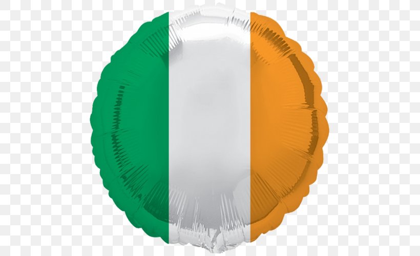 Tons Of Fun Flag Of Ireland Balloon Party, PNG, 500x500px, Tons Of Fun, Aqua, Balloon, Birthday, Flag Download Free