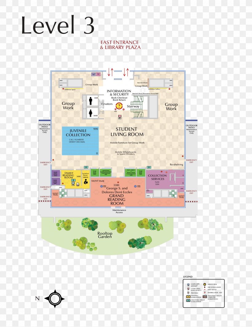 J. Willard Marriott Library Marriott International Map Floor Plan, PNG, 2550x3300px, J Willard Marriott Library, Area, Color, Diagram, Floor Download Free