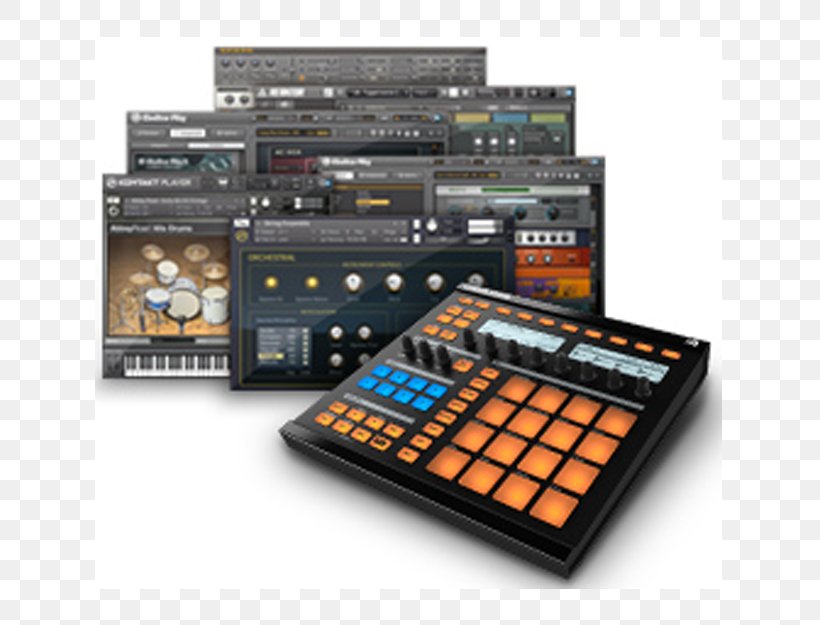 Native Instruments Maschine Mikro MK2 Native Instruments Maschine Mikro MK2 Musical Instruments MIDI Controllers, PNG, 636x625px, Watercolor, Cartoon, Flower, Frame, Heart Download Free
