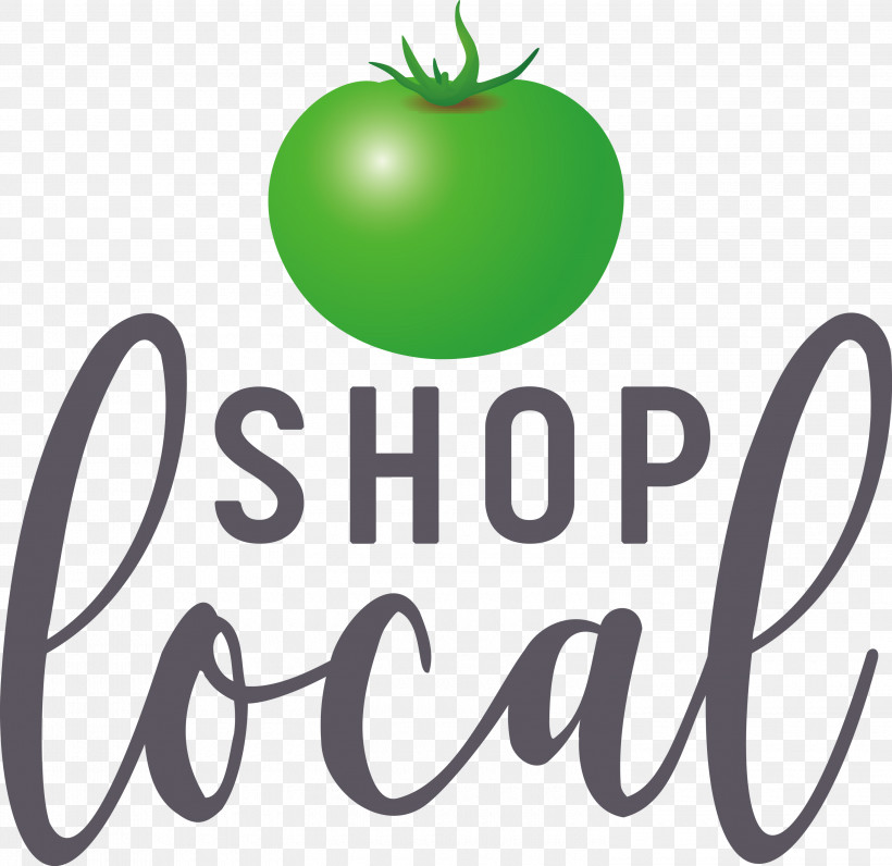 SHOP LOCAL, PNG, 3000x2914px, Shop Local, Apple, Biology, Fruit, Green Download Free
