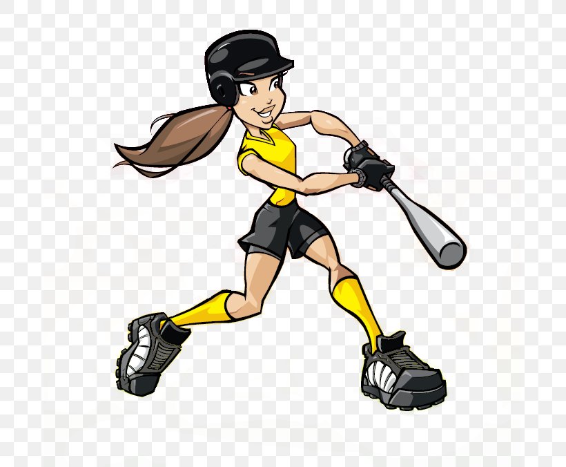 Fastpitch Softball Cartoon Baseball Clip Art, PNG, 691x676px, Softball, Baseball, Baseball Bat, Baseball Equipment, Batting Download Free