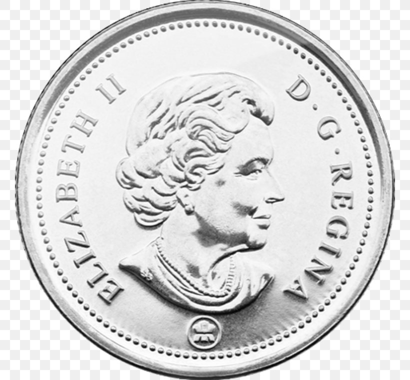 Canada Quarter Canadian Dollar Coin Royal Canadian Mint, PNG, 760x760px, Canada, Black And White, Canadian Dollar, Cent, Coin Download Free