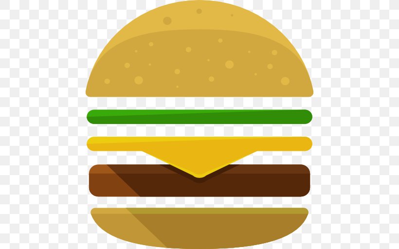 Hamburger Cheeseburger Fast Food Junk Food Hot Dog, PNG, 512x512px, Hamburger, Cheeseburger, Fast Food, Flat Design, Food Download Free