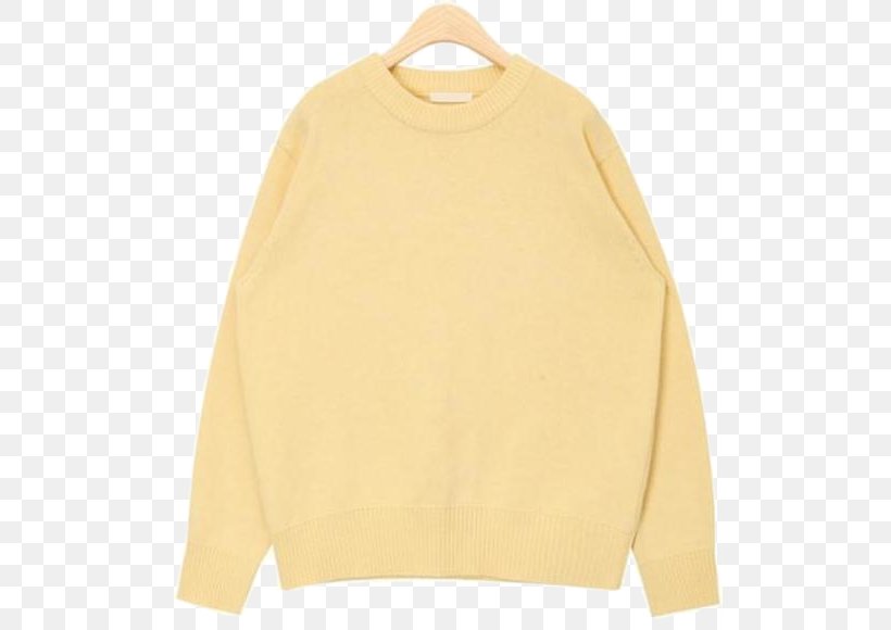 Sleeve Shoulder Sweater, PNG, 510x580px, Sleeve, Neck, Shoulder, Sweater, Yellow Download Free