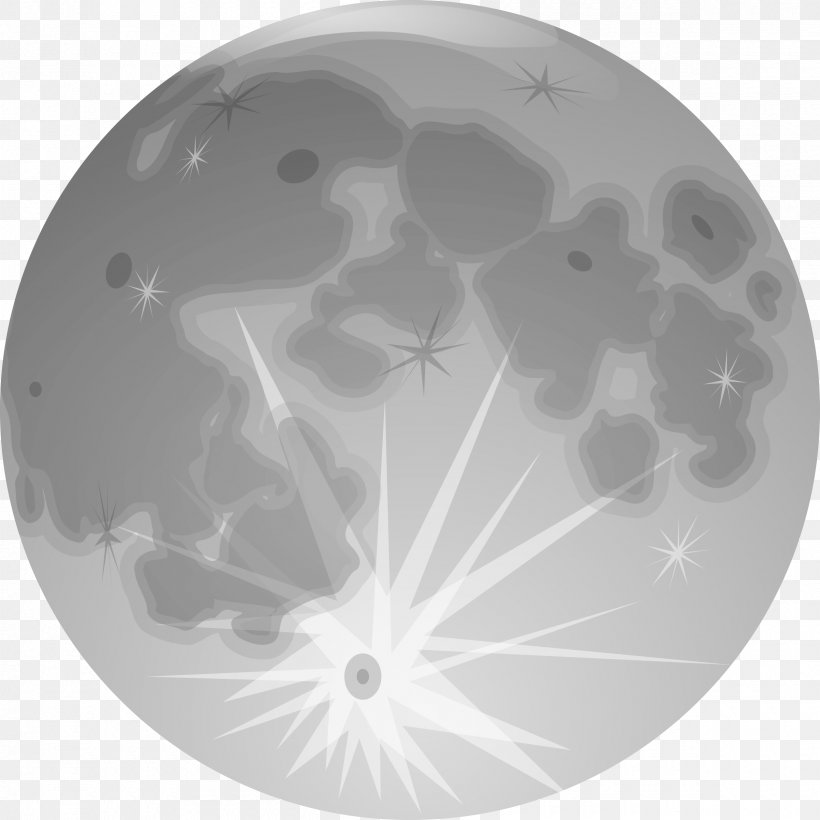 Full Moon Clip Art, PNG, 2400x2400px, Moon, Black And White, Blue Moon, Full Moon, Lunar Phase Download Free
