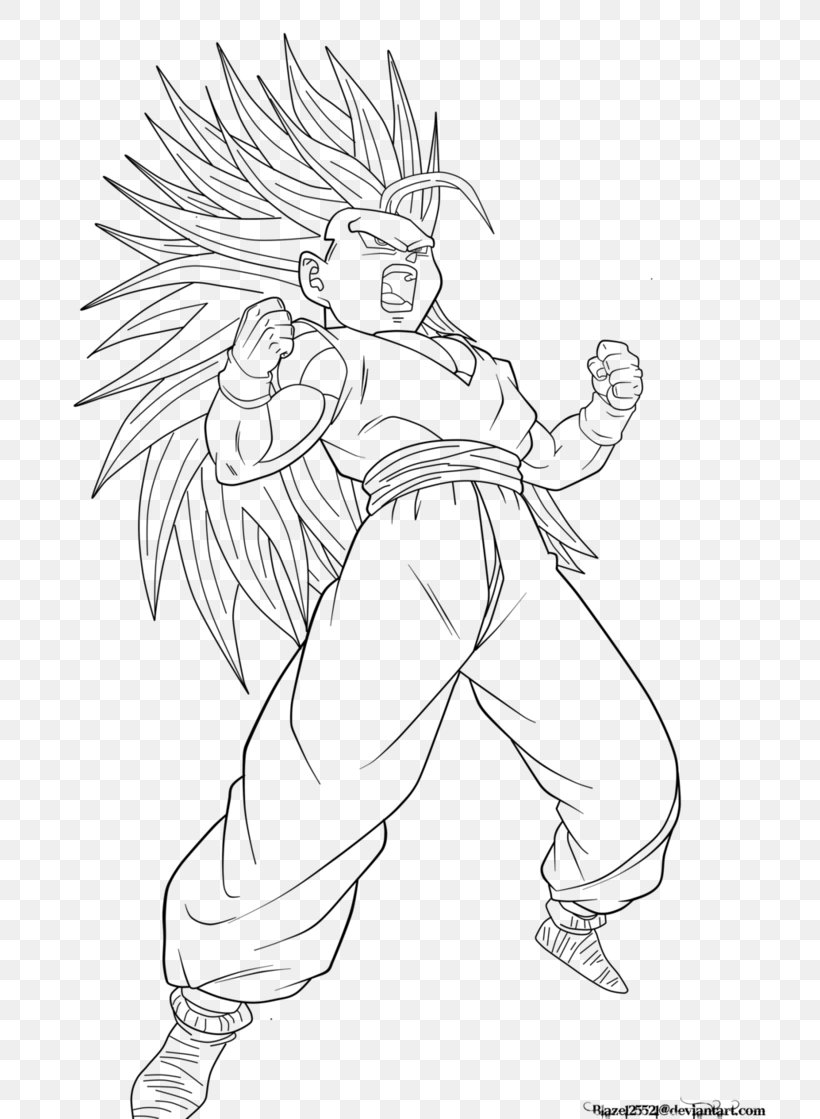 Gohan Line Art Goku Vegeta Trunks, PNG, 714x1119px, Gohan, Arm, Artwork, Black, Black And White Download Free