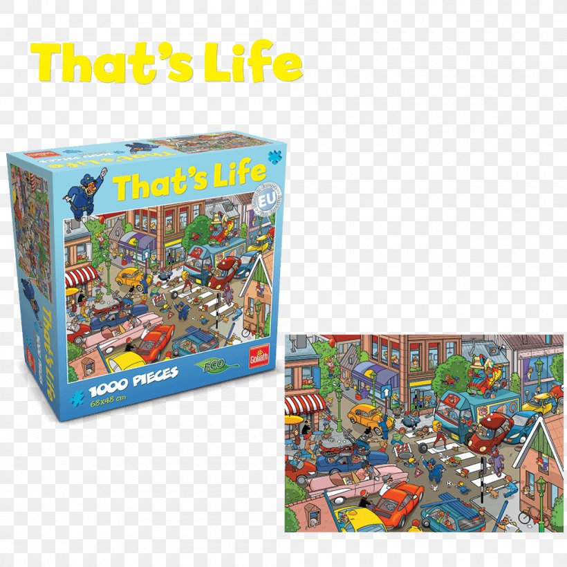 Jigsaw Puzzles Game Toy That's Life, PNG, 1000x1000px, Jigsaw Puzzles, Beslistnl, Entertainment, Game, Goliath Toys Download Free