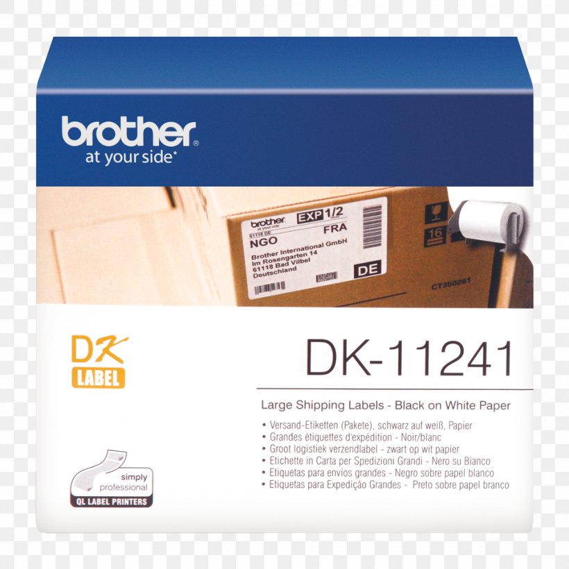 Paper Adhesive Tape Label Printer Printing, PNG, 960x960px, Paper, Adhesive, Adhesive Tape, Brand, Brother Industries Download Free